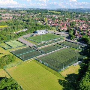 Football pitches at Stockport Sports Village